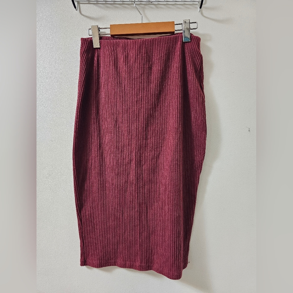 Maroon Skirt